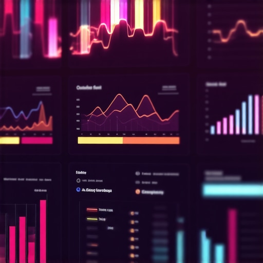 Futuristic dashboard analyzing local SEO data with AI tools