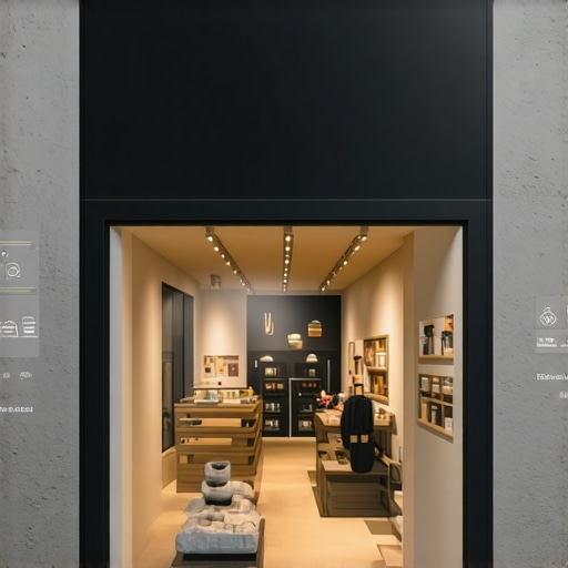 AR Virtual Storefront Tour Augmented reality overlay showcasing a store's interior and location features