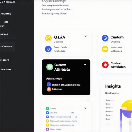 Advanced GMB Features Dashboard Illustration of Google My Business dashboard showcasing advanced features for local SEO