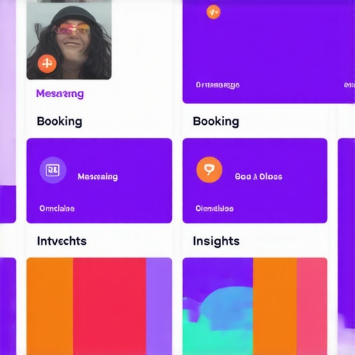 Advanced GMB Features Dashboard Screenshot of Google My Business dashboard highlighting messaging, booking, Q&A, and insights sections.