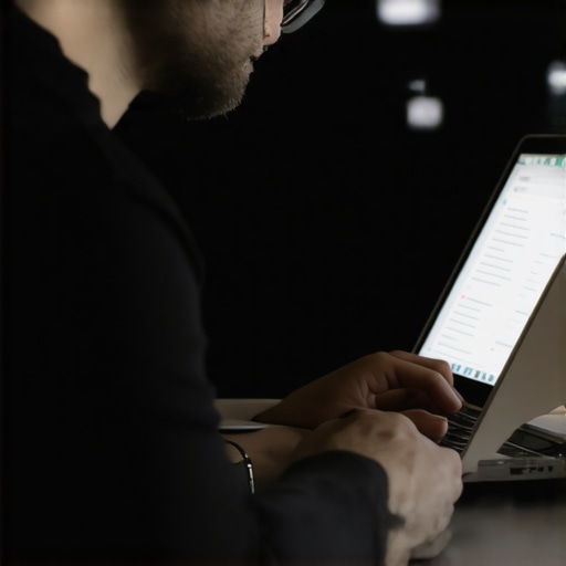 Implementing Schema Markup for Local SEO Success Business owner adding schema markup to website for improved local search visibility.