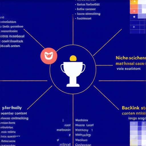 Niche Local SEO Strategies 2024 Infographic showcasing advanced niche local SEO tactics including schema markup, hyper-local content, voice search, and backlink building.