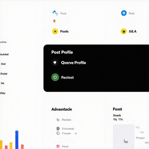 Advanced GMB Features Dashboard Dashboard showcasing Google My Business features including Posts, Q&A, and analytics for local SEO.