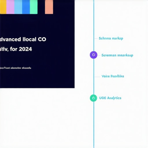 Advanced Local SEO Strategies 2024 Infographic showcasing advanced local SEO tactics for 2024
