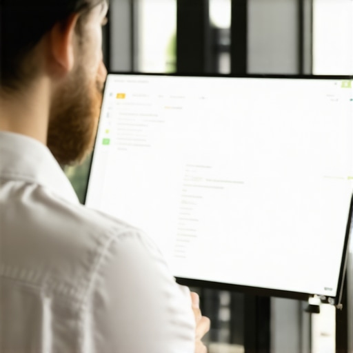 Expert Implementing Schema Markup for Local SEO Digital marketing professional configuring schema markup for local business