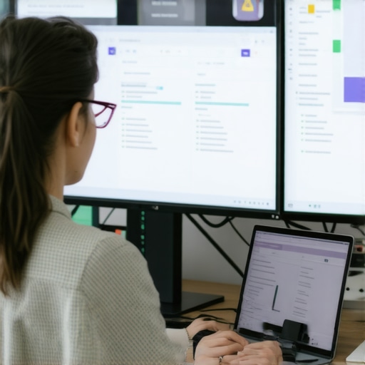 Expert implementing local schema markup for SEO Business owner optimizing website schema markup for local SEO