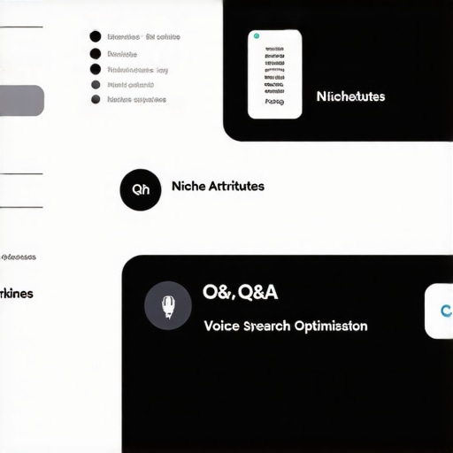 Optimized GMB Profile with Niche Attributes and Voice Search Features A visual representation of a Google My Business profile showcasing niche-specific attributes, active Q&A section, and voice search optimization elements.