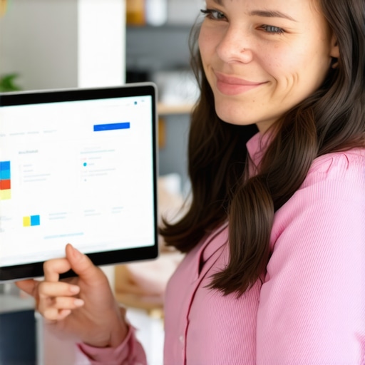 Schema Markup and Local Content Optimization Business owner working on website schema markup for local SEO