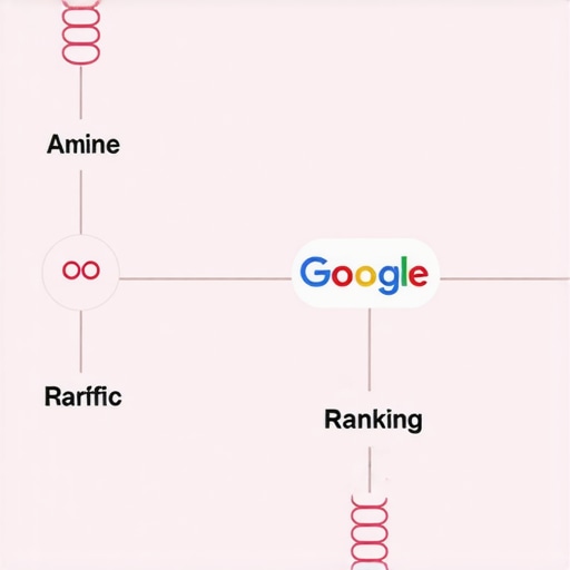 Illustration of Google's local search ranking process with data signals