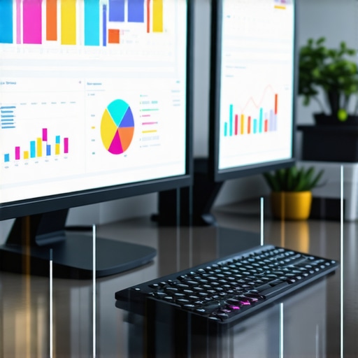 Digital marketing team analyzing local search data on multiple screens